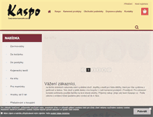 Tablet Screenshot of kaspopv.cz